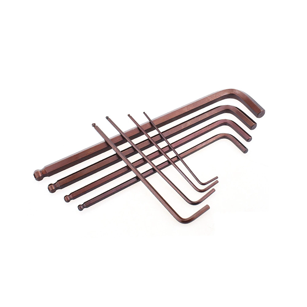 Hexagonal wrench, ball head, long screwdriver