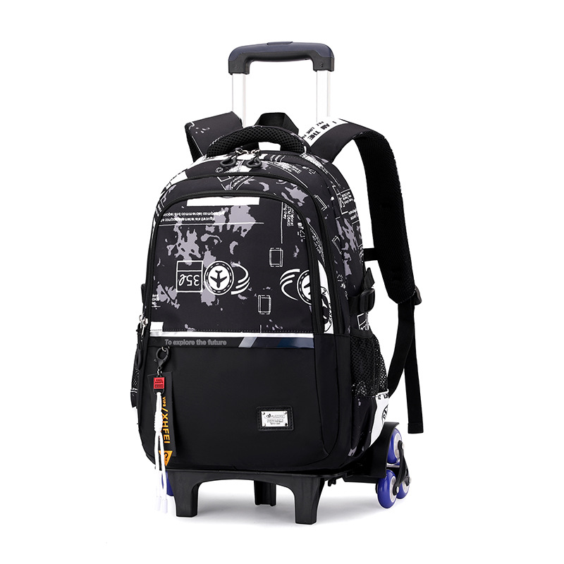 Nueva bolsa de tracción ligera para niños de escuela primaria, bolsa de gran capacidad para estudiantes de secundaria 3 - 6 grados, bolsa de escaleras