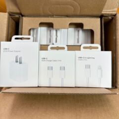 Apple携帯電話用20W充電器純正アダプター40W窒化ガリウム急速充電PDデータケーブル編組ケーブル