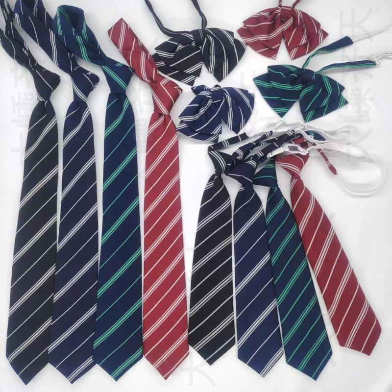 Jk Japanese Department College Style Striped Tie Female Lazy Hit-Free Shirt Black Blue Red Green Student Men's Suit Jk Japanese Department College Style Striped Tie Female Lazy Hit-Free Shirt Black Blue Red Green Student Men's Suit
