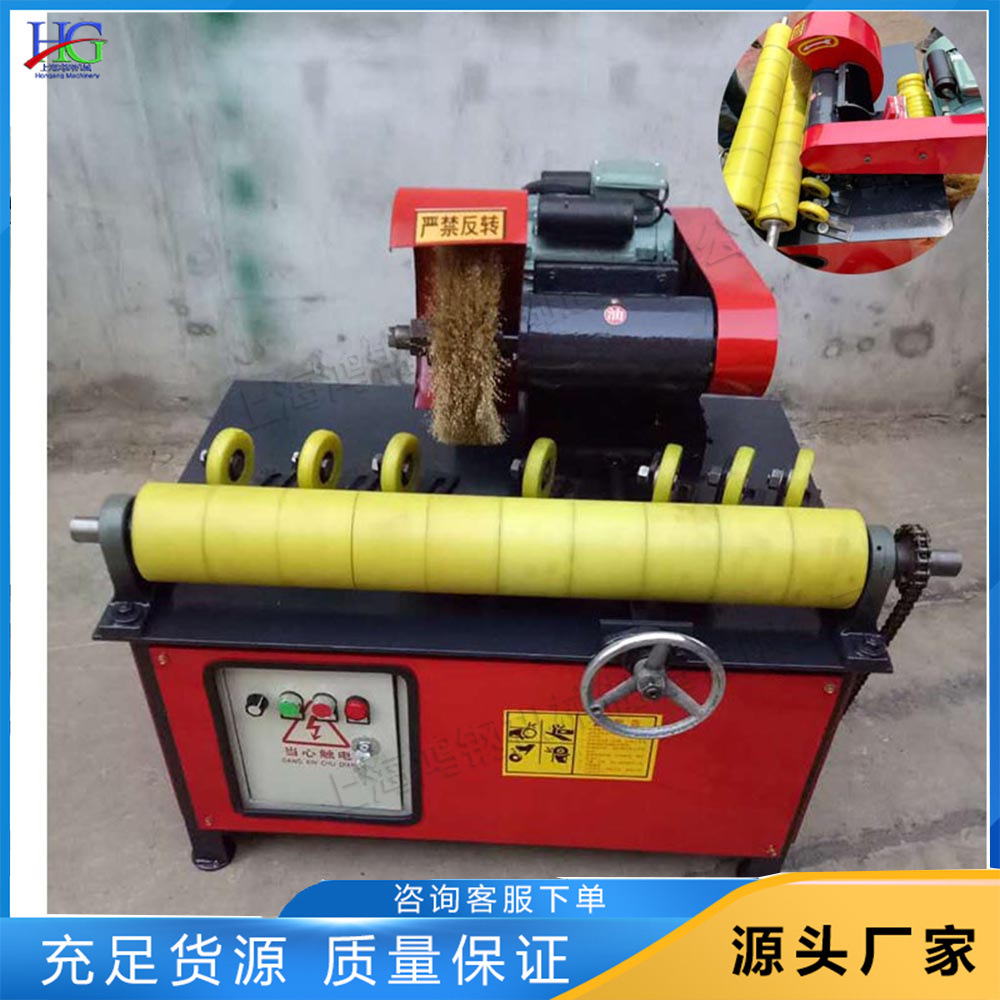 直管圆管抛光机 立式管子外圆研磨机 车辆配件五金制品除锈机