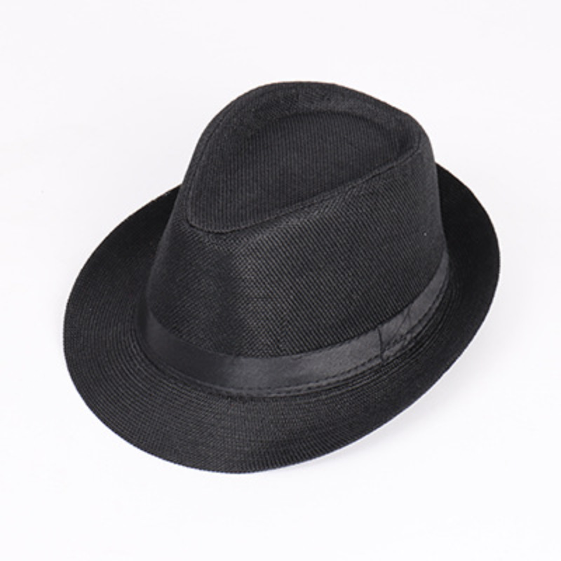 Vintage Panama Sun Hat For Men, Stylish Seaside Straw Fedora_voghion.com