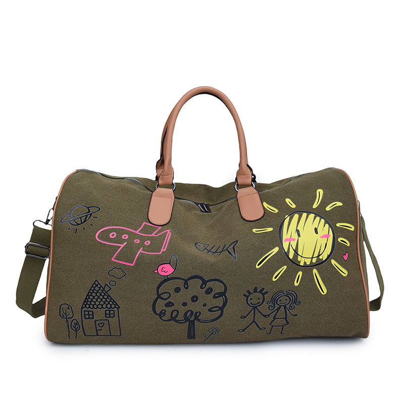 Capacious travel bag for traveling, sports universal shoulder bag for men and women for gym 5
