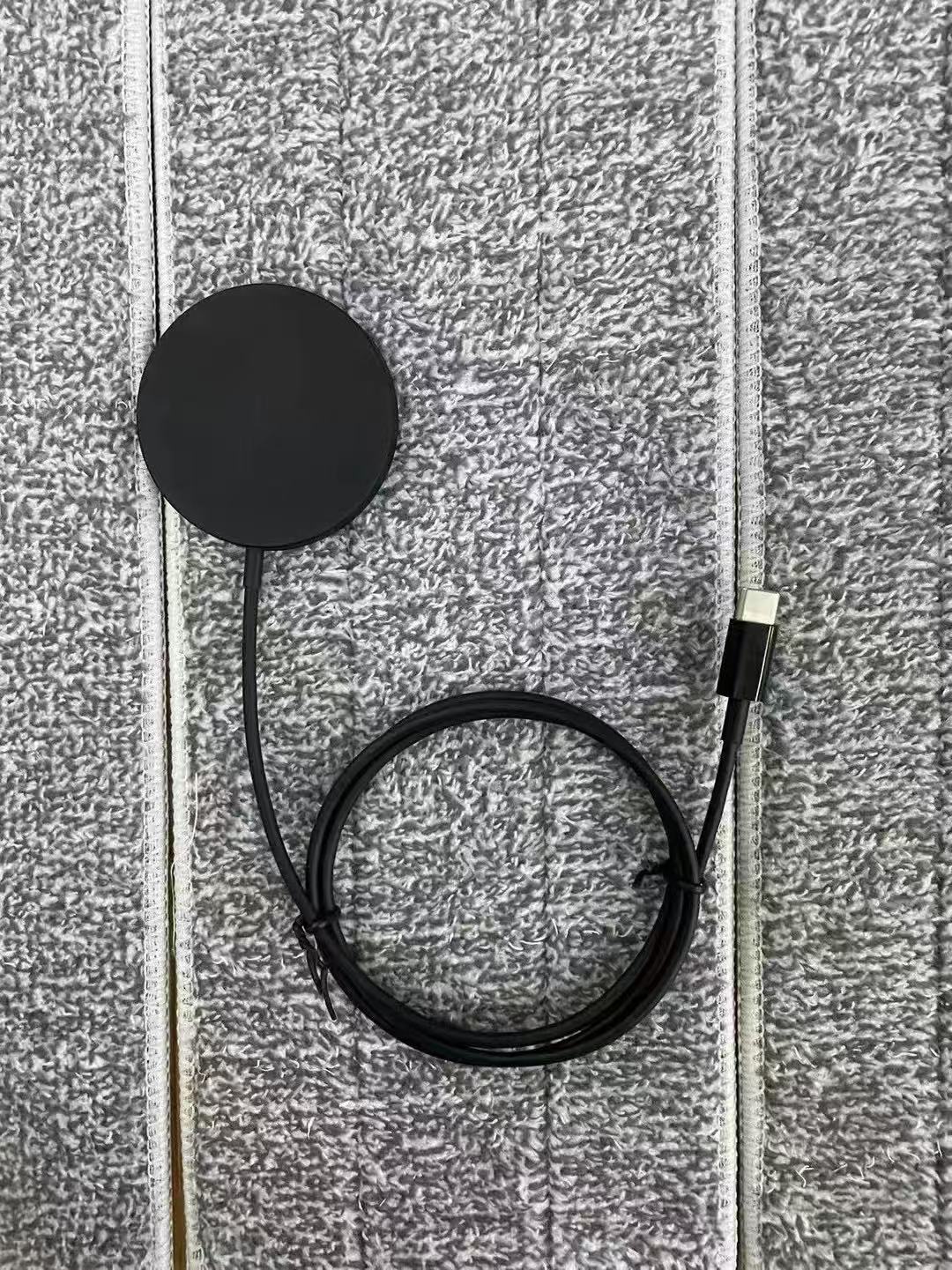 Nuevo cable de datos PD transparente magsafe magnético inalámbrico placa de carga móvil cargador inalámbrico comercio exterior al por mayor