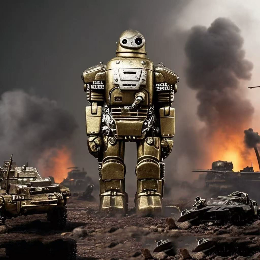 Трансграничное метро бежит 7 уровней и мирно-изысканный 7 класс, модель робота из смолы для декора