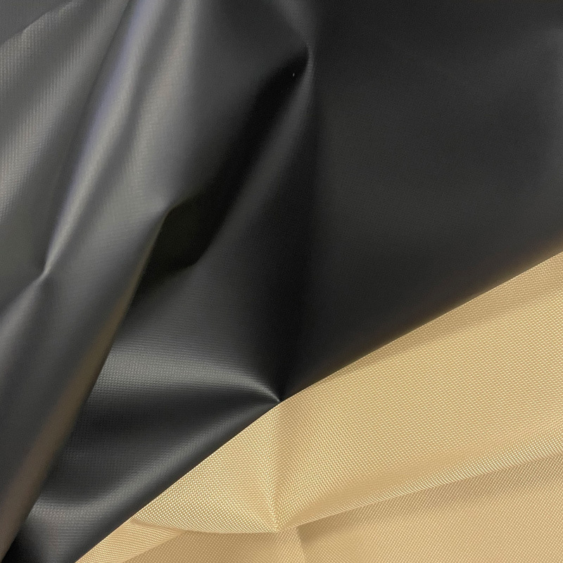 420dオックスフォード布pu黒コスメート銀両面コーティング防水フル遮光アウトドア天幕キャンプテント生地