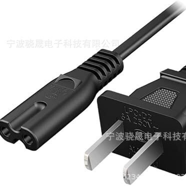 Ac 2 Prong C8 Power Cord 5 Feet Standard 2 Slots for Tv Ps4Ps5 Ac 2 Prong C8 Power Cord 5 Feet Standard 2 Slots for Tv Ps4Ps5
