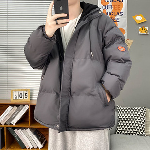 Customized Logo Men's and Women's Winter Clothing New Korean Style Trendy Cotton Jackets Thickeneded Fake Two-Piece Couple Cotton Jackets Live Broadcast My-