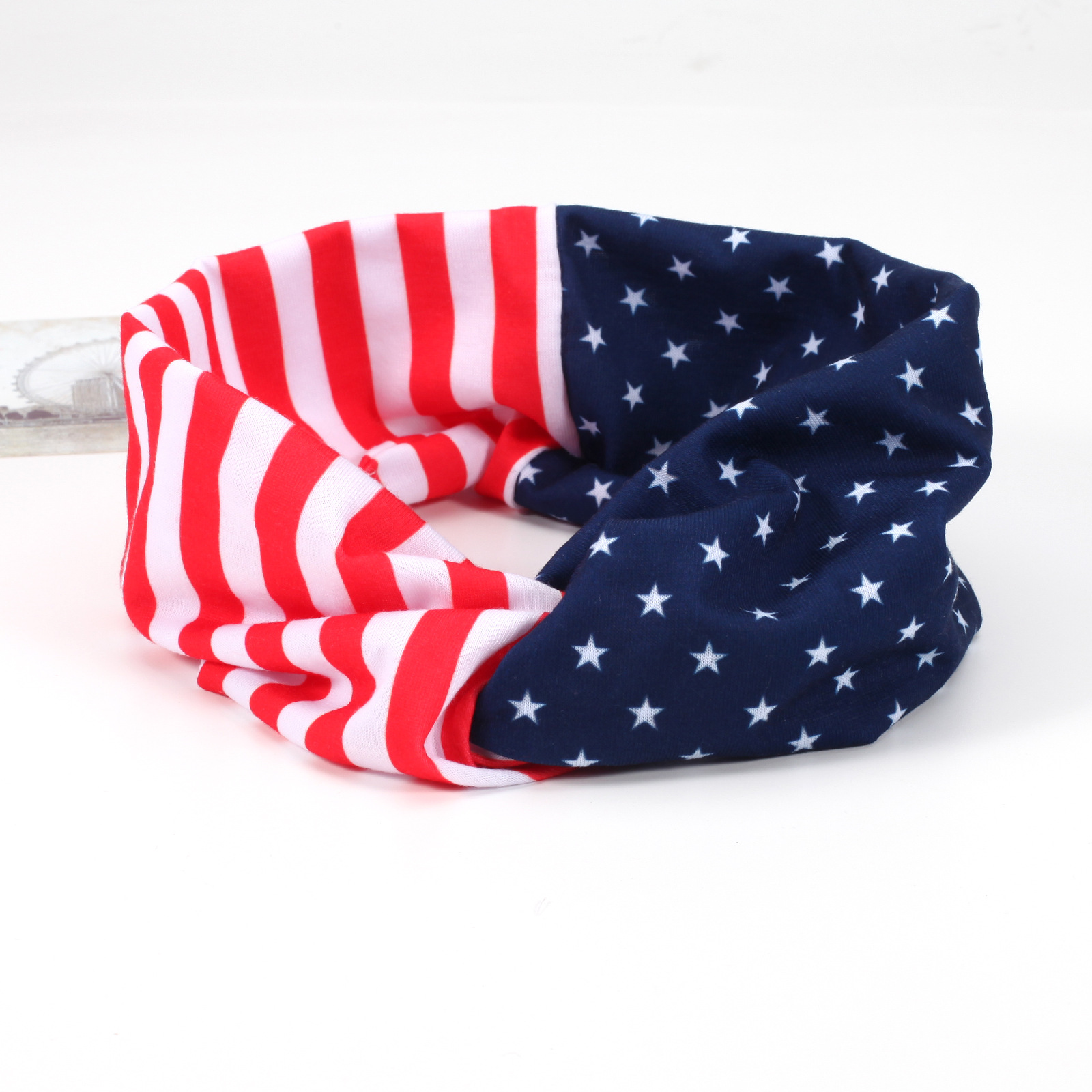Women's Simple Style Classic Style Leaf Cloth Printing Hair Band display picture 4