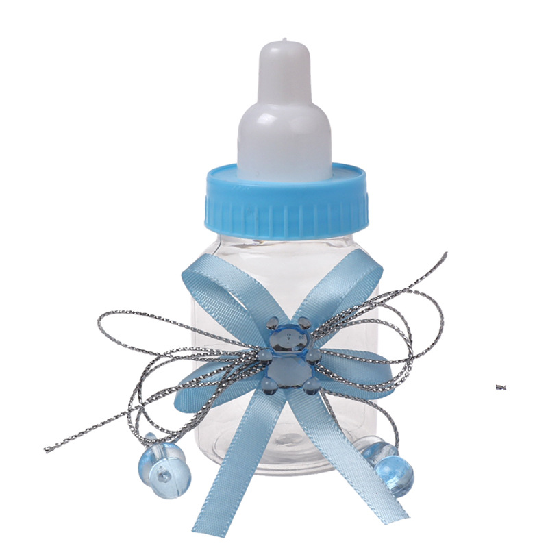 Botella de plástico mini botella de oso caja de botella de dulces bebé luna llena regalo de cumpleaños almacenamiento venta directa transfronteriza