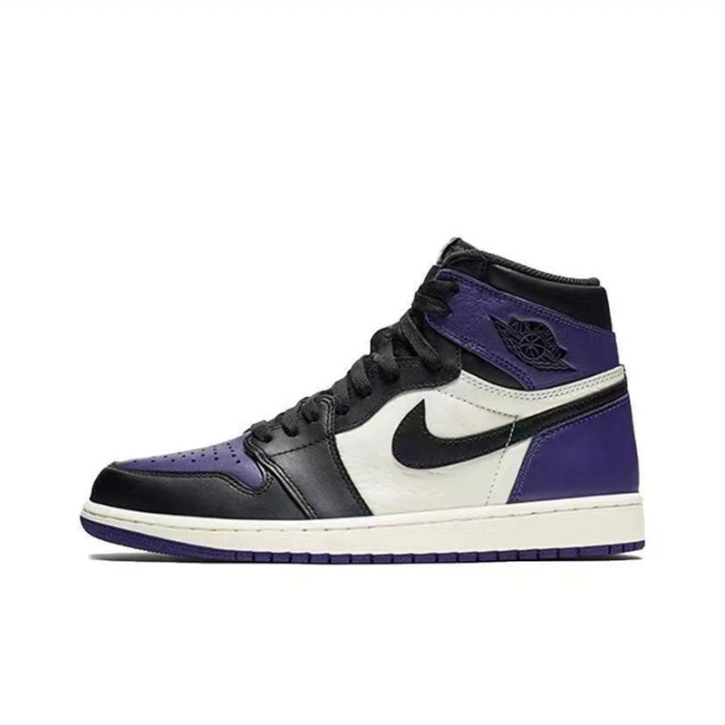 Aj1 pure original high top-purple toe