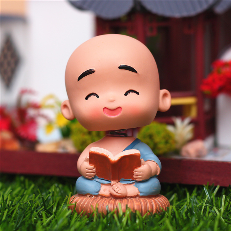 1018 독서, 흔들리는 머리, 작은 스님