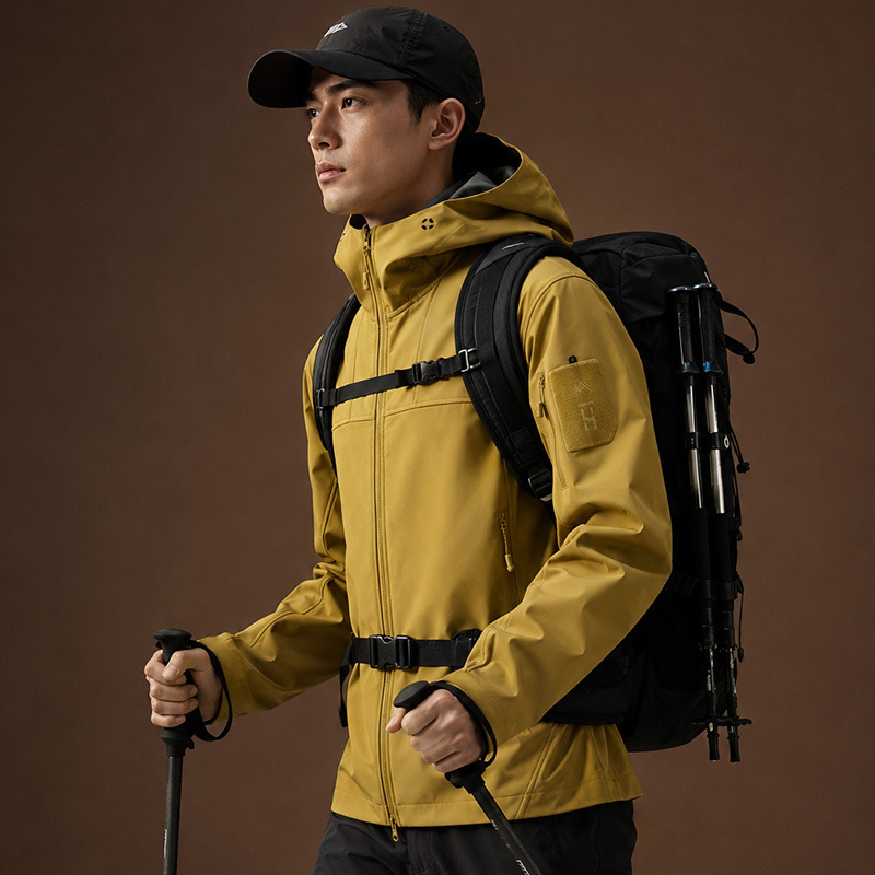 Kailas same style softshell jacket for women, outdoor windproof and waterproof, new mountain-style jacket for mountaineering