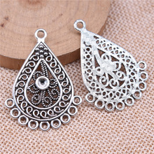 ��ɫ ˮ�ζ��h�B�Ӽ� �W������DIY���� 42x31mm ���ؼs4.4g