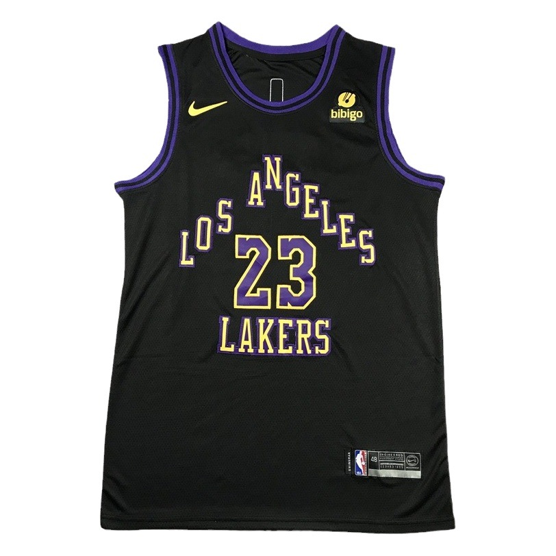 Verano transfronterizo Jersey Lakers James 6 retro Jersey bordado baloncesto uniforme deportes chaleco que los hombres y las mujeres