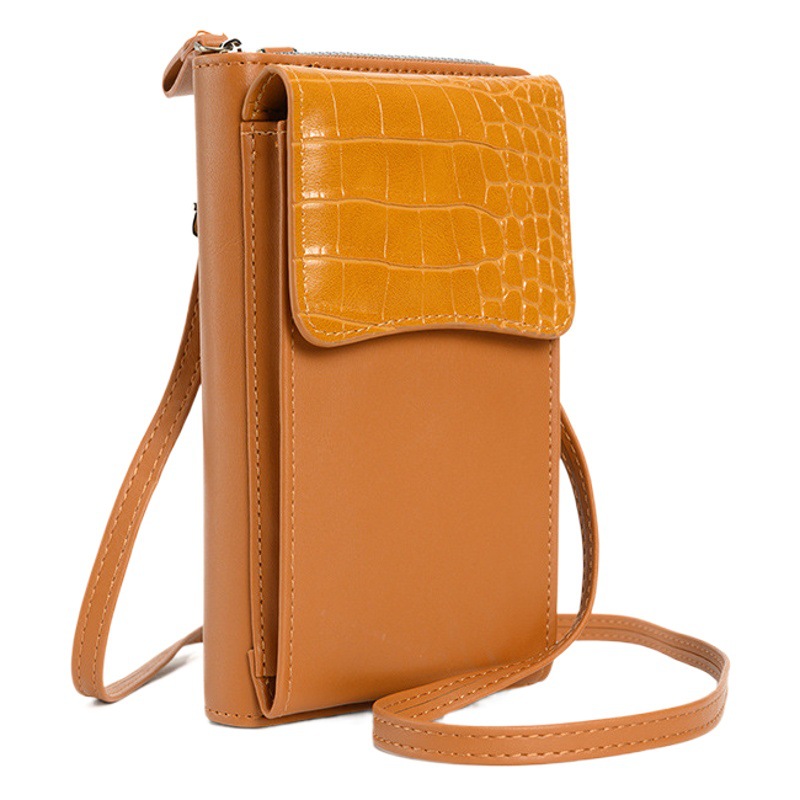 2023 nuevo casual bolsa de teléfono de cuero suave de las mujeres nicho cambio de todo partido pequeño bolsa de mensajero de hombro de moda