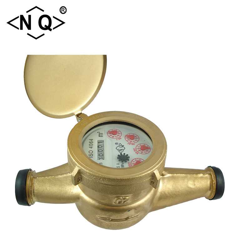 宁波宁桥供应LXS-20mm外调铁壳/金色喷漆/干式湿式冷水表可选