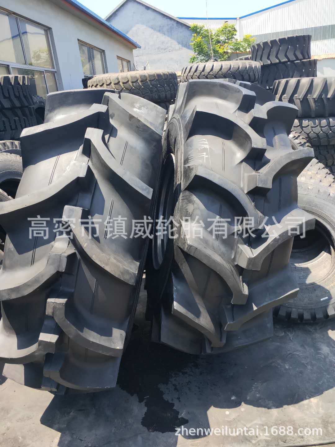 农用拖拉机收割机轮胎 23*10-10 水田稻田高花胎