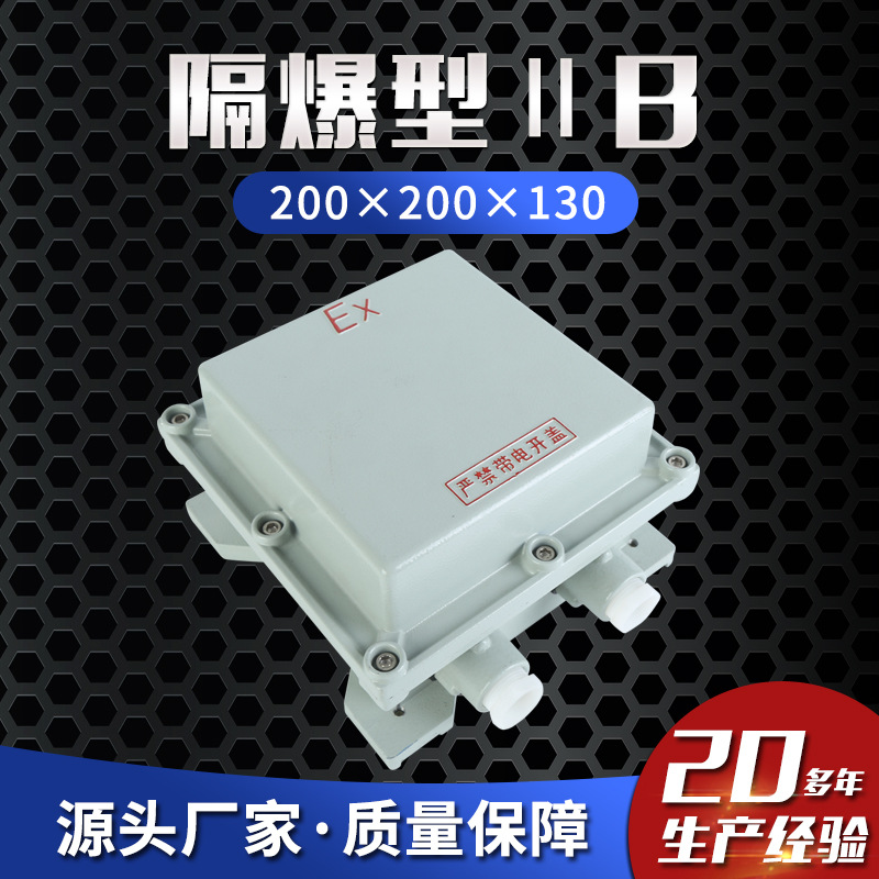 防爆配电箱 隔爆型ⅡBT6 200×200×130 防爆接线箱 防爆断路器
