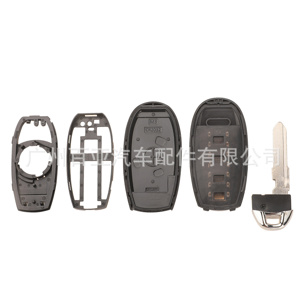 Suitable for Suzuki 2-key 3-key 4-key M3 smart card remote control car key shell replacement shell pay attention to the internal structure