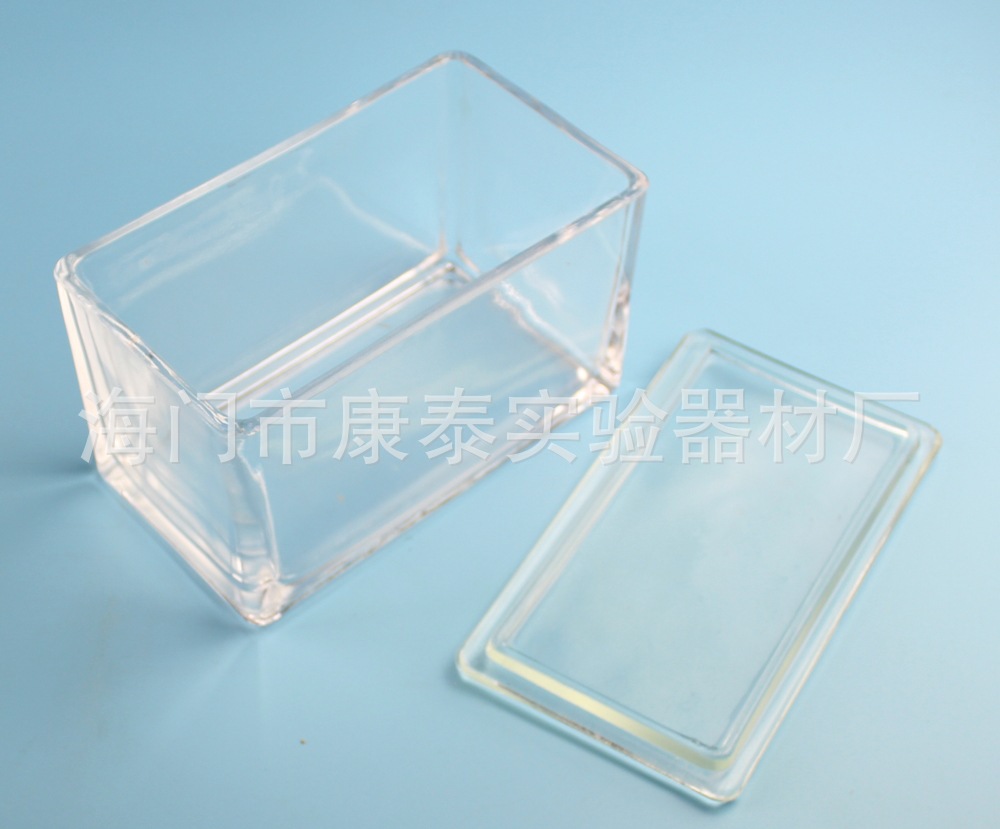 60片装载玻片染色缸 病理切片染色层析缸 六十片玻璃缸