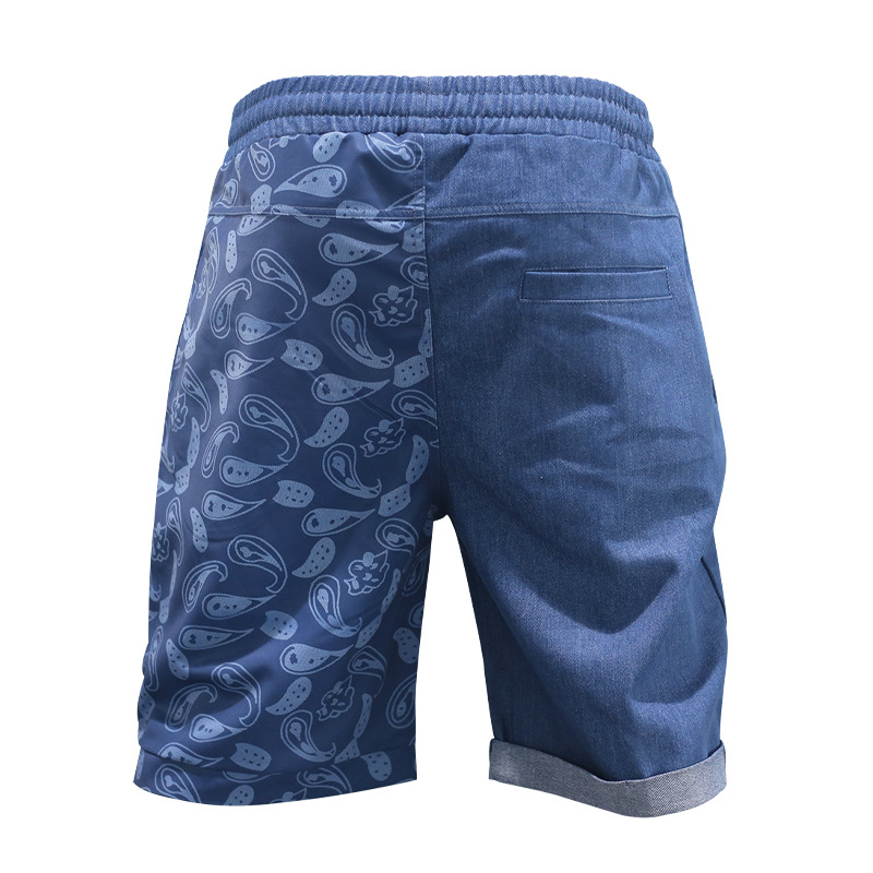 Summer New Casual Cashew Flower Men's Trendy Colored Simplified Shorts_mkmklike.com