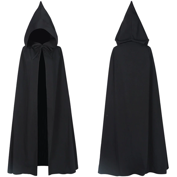 Colored black trench coat, halloween