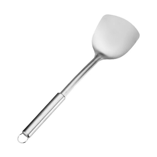 Stainless steel spatula kitchenware set, including soup spoon, stir-fry spatula, kitchen home use, thick stir-fry spoon set, steel elegant handle series