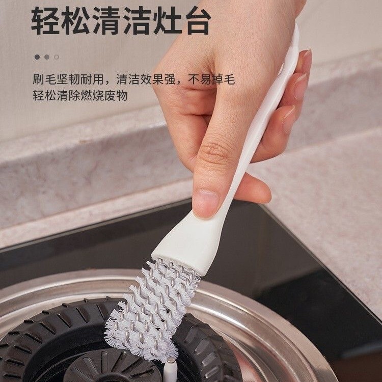 Multifunctional Gap Cleaning Brush Barbecue Iron Grid Sink Stove Groove Cleaning No Dead Ends Nylon Brush Multifunctional Gap Cleaning Brush Barbecue Iron Grid Sink Stove Groove Cleaning No Dead Ends Nylon Brush