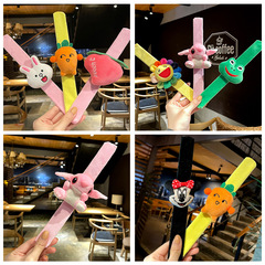 Children's Plush Cartoon Pop Pop Ring Riding Sunflower Wristband, Internet Panda Creative Wedding Gift