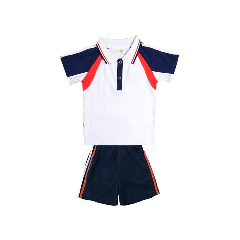 瀾洋貝校服小学生新型幼稚園園服夏服中学生クラス服運動服学生服|undefined