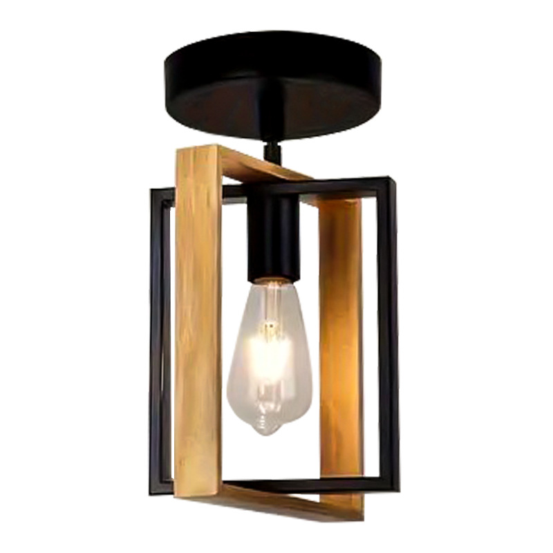 Retro industrial americano pastoral campo candelabros de hierro forjado transfronterizos restaurante cocina café bar lámparas