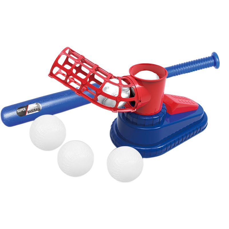Béisbol para niños máquina de servicio automático juguetes de interior al aire libre deportes de ocio interactivos entre padres e hijos traje de béisbol deportes