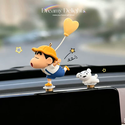 New Cute Shin-chan Car Rotating: Car ornaments