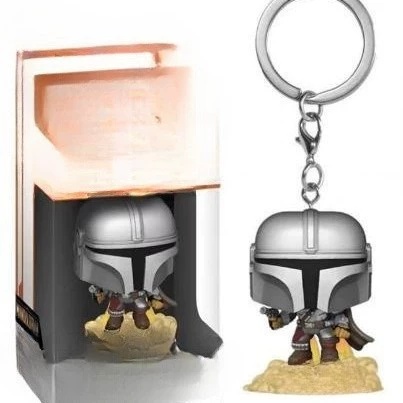 Flying soldier keychain
