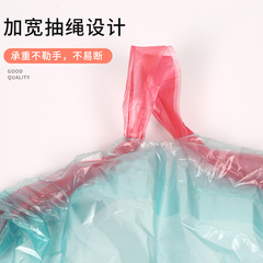3618 Pull-String Trash Bag, Handheld Kitchen Home Use, Automatic Closure Pull-String Trash Bag, Thick Plastic Bag