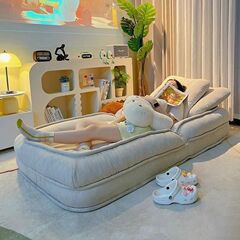人間犬小屋ネット有名人ソファソファベッドバルコニー巨大な寝室折りたたみシングル畳ルーム怠惰なリクライニングチェア
