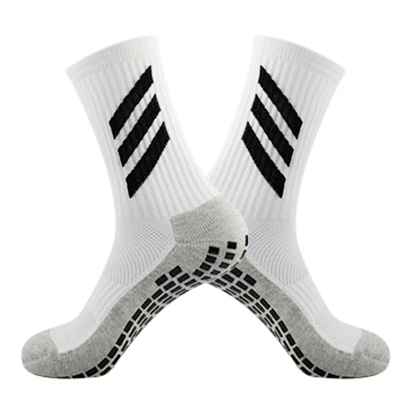Cross-Border Football Socks for Men and Women, Anti-Slip Sports Cycling Socks, Thickened Towel Bottom Mid-Calf Socks, Training Floor Socks