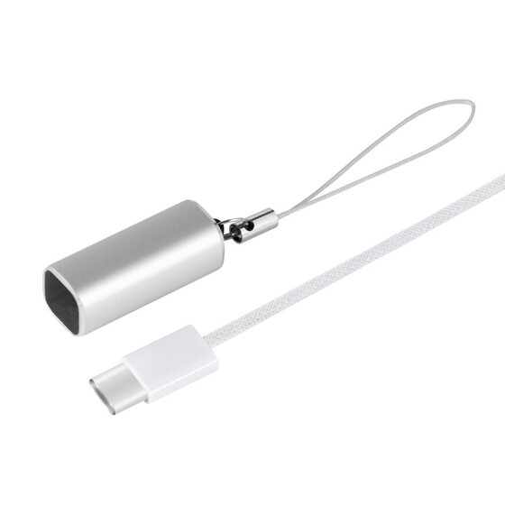 Keychain data line C- C lanyard mobile phone charging line typec woven short line for apple fast charging data line