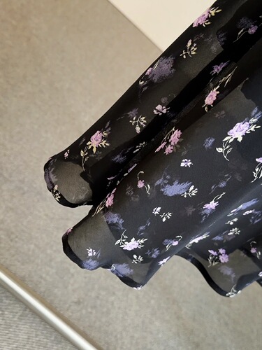 Korean-style temperament floral half-body skirt for women, new summer arrival, hip-hiding and slender, with a drop effect A-line and bubble butt skirt, fish-tail long dress