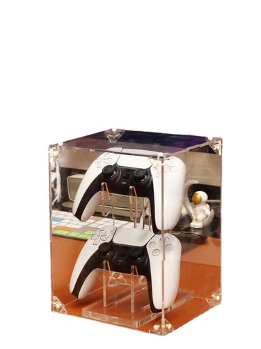 PS5 acrylic handle bracket dust cover PS4 game desktop double-layer universal handle bracket dust cover