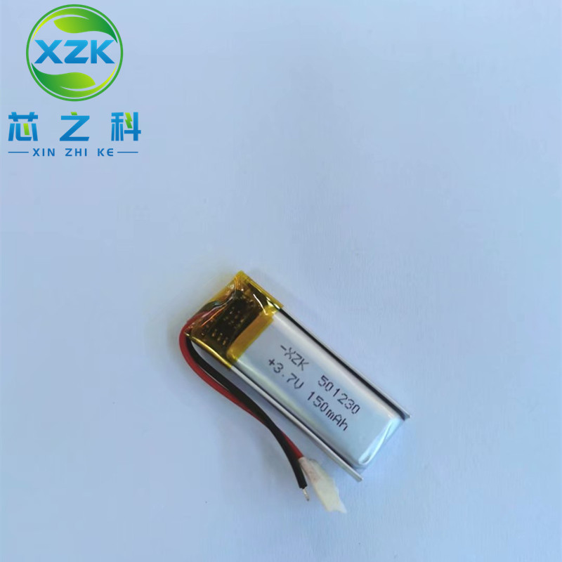 蓝牙电池501230聚合物锂电池3.7V 150MAH智能穿戴蓝牙耳机测量仪
