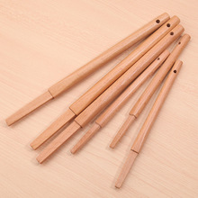 厂家定制榉木木手柄厨房配件木制品通孔各式多功能木手柄木质加工