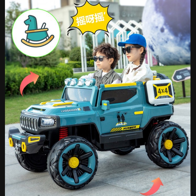In-stock wholesale children's Tank 500 electric car, four-wheel off-road vehicle, two-seater baby remote control toy car In-stock wholesale children's Tank 500 electric car, four-wheel off-road vehicle, two-seater baby remote control toy car