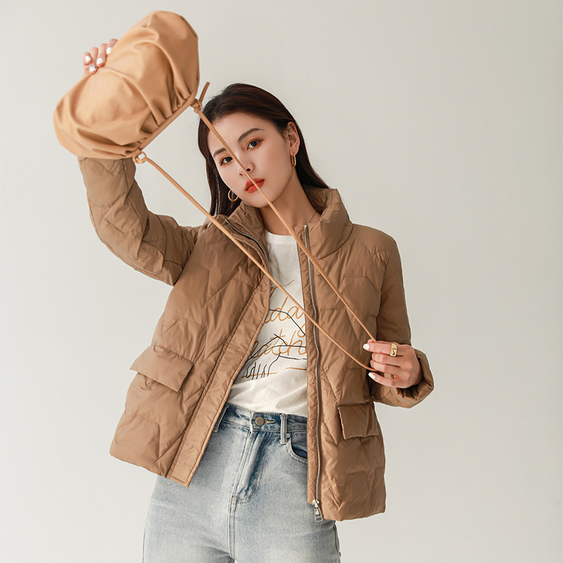 Chaqueta acolchada ligera para mujer, estilo casual