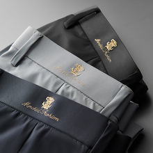 春夏季新款高端西裤男款免烫直筒休闲裤弹力长裤子轻商务休闲西装