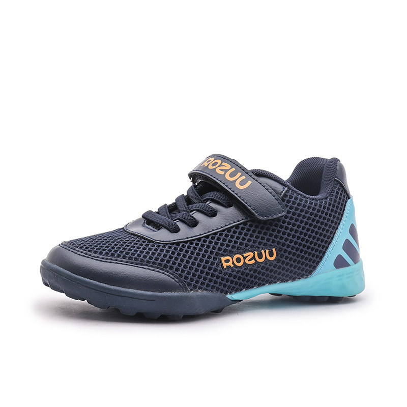 Nuevos zapatos de fútbol transfronterizos para niños, niños y niñas, estudiantes, competición del campus, zapatos de entrenamiento femenino, fábrica de zapatos