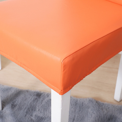 pu leather chair cover elastic one-piece chair cover four seasons hotel chair cover waterproof chair cover leather chair cover
