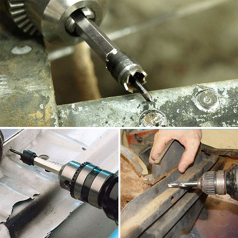 Perforación de soldadura por puntos neumática de chapa metálica para automóviles herramienta de eliminación de reparación de soldadura 6 / 8mm