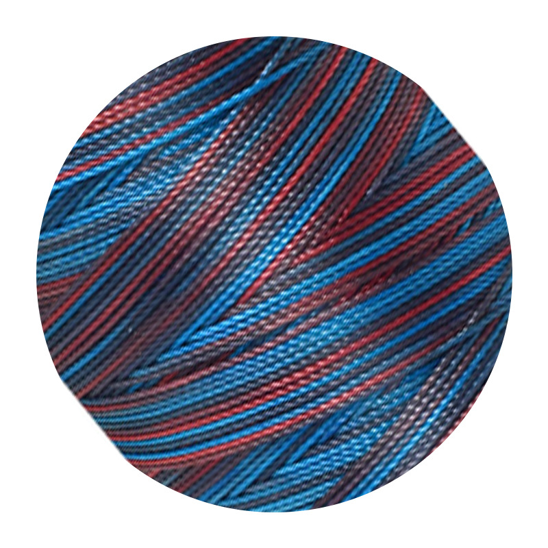 Nuevo 9 hebras de 0,5 mm línea de tejido pulsera collar di di dragón cuerda de mano cuerda de color gradiente cuerda de hilo de texto